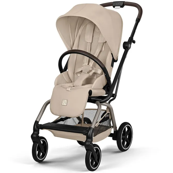 Cybex Poussette Compacte Eezy S Twist+2 2026 Châssis Taupe - Almond Beige