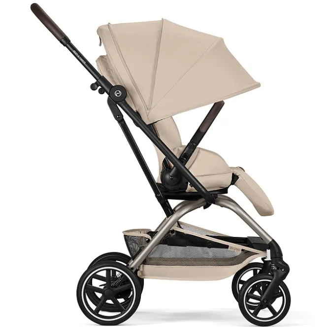 Cybex Poussette Compacte Eezy S Twist+2 2026 Châssis Taupe - Almond Beige