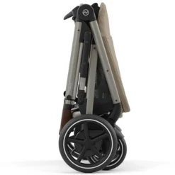 Cybex Poussette Evolutive e-Gazelle S Châssis Taupe - Almond Beige