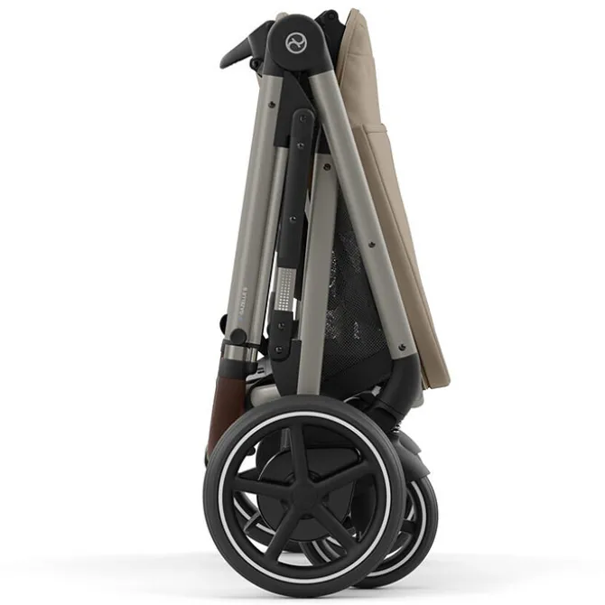 Cybex Poussette Evolutive e-Gazelle S Châssis Taupe - Almond Beige
