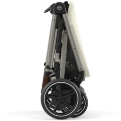 Cybex Poussette Evolutive e-Gazelle S Châssis Taupe - Seashell Beige