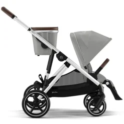 Cybex Poussette Evolutive Gazelle S Châssis Silver - Stone Grey