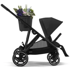 Cybex Poussette Evolutive Gazelle S Châssis Black - Moon Black