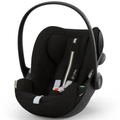 Cybex Poussette Trio Balios S Lux Cadre Argent - Siège Auto Cloud G i-Size - Nacelle S Lux - Stone Grey & Moon Black