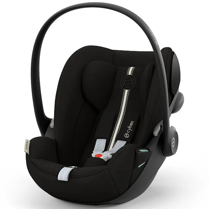 Cybex Poussette Trio Balios S Lux Cadre Argent - Siège Auto Cloud G i-Size - Nacelle S Lux - Stone Grey & Moon Black