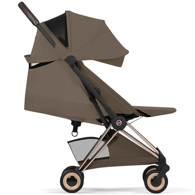 Cybex Poussette Ultra-compacte Coyä Style Châssis Rosegold - Coconut Brown