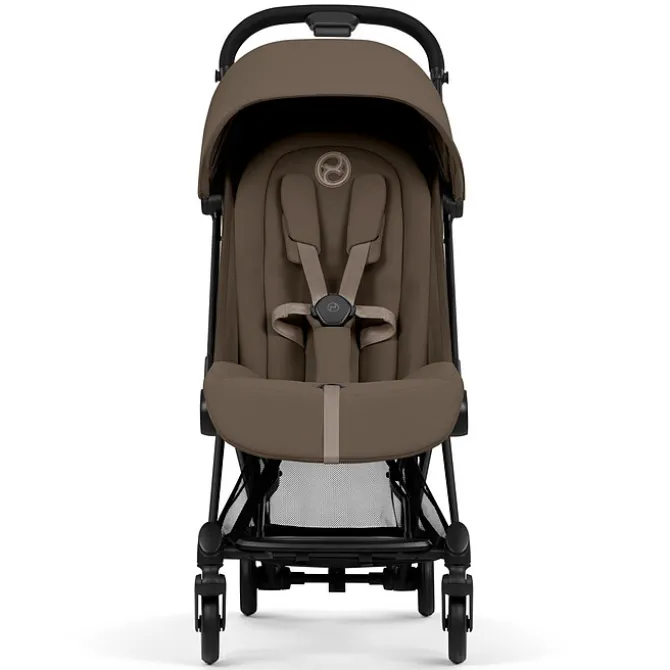 Cybex Poussette Ultra-compacte Coyä Confort Châssis Matt Black - Coconut Brown