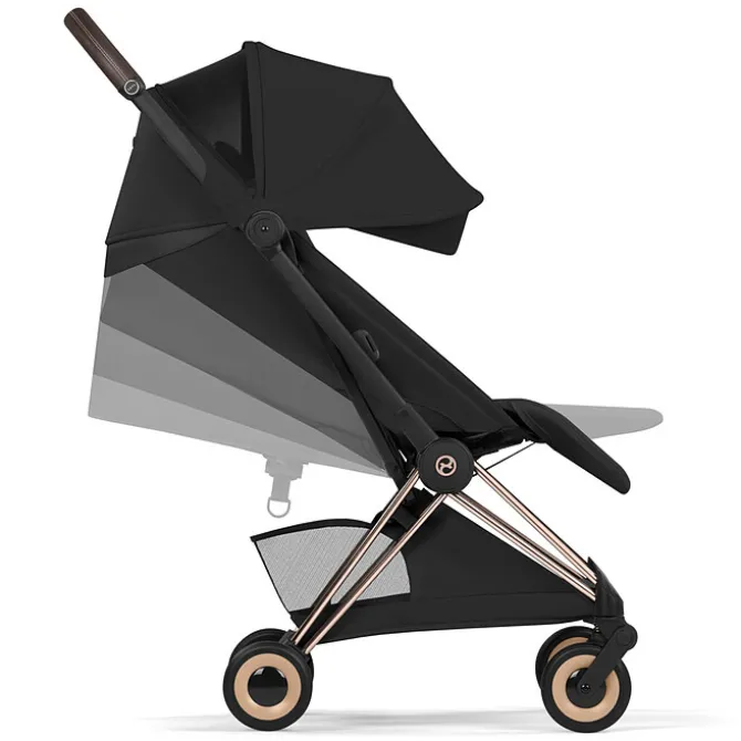Cybex Poussette Ultra-compacte Coyä Style Châssis Chrome Brown - City Grey