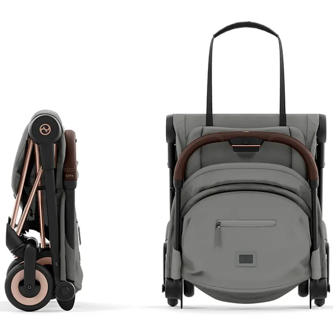Cybex Poussette Ultra-compacte Coya Châssis Rosegold - Mirage Grey