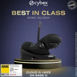 Cybex Siège Auto Cloud G i-Size Groupe 0+ - Moon Black