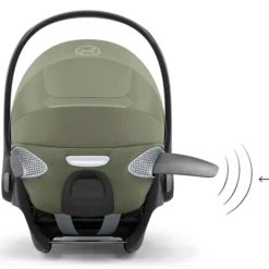 Cybex Siège Auto Cloud T Plus i-Size Groupe 0+ - Sage Green