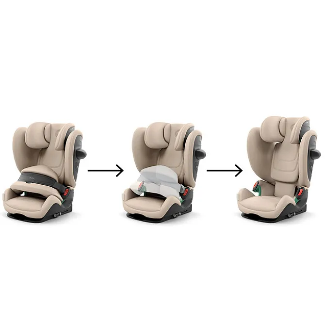 Cybex Siège Auto Pallas G3 i-Size Groupe 1/2/3 - Almond Beige