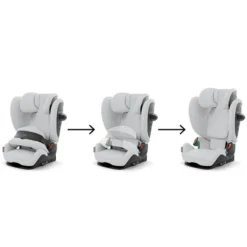 Cybex Siège Auto Pallas G3 i-Size Groupe 1/2/3 - Fog Grey