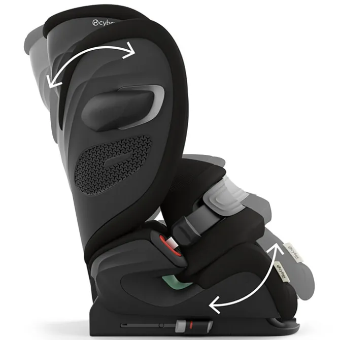 Cybex Siège Auto Pallas G3 Plus i-Size Groupe 1/2/3 - Moon Black