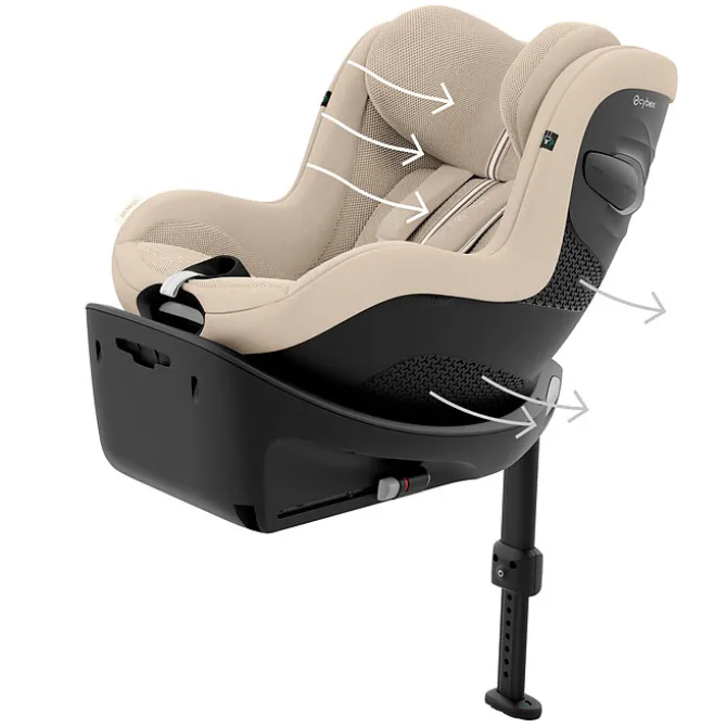 Cybex Siège Auto Sirona G3 Plus i-Size Groupe 0+/1 - Almond Beige