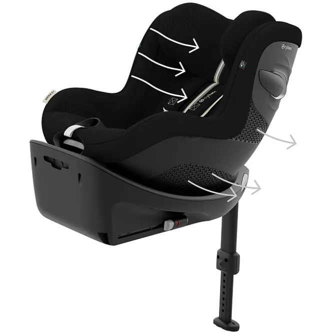 Cybex Siège Auto Sirona G Plus i-Size Groupe 0+/1 - Moon Black