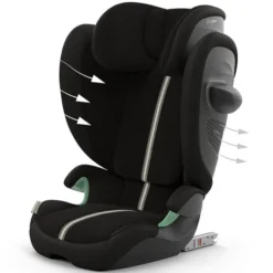 Cybex Siège Auto Solution G2 Plus Groupe 2/3 - Moon Black