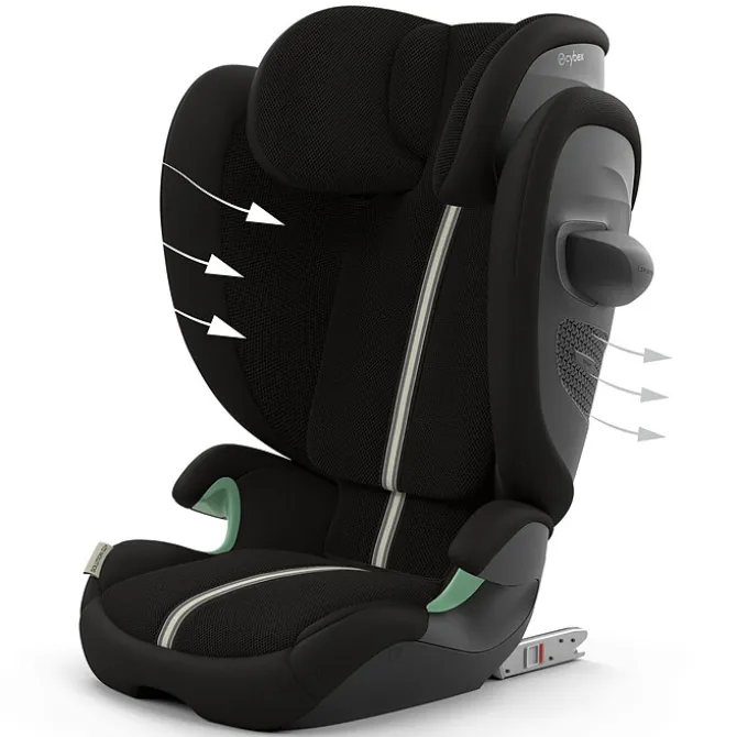 Cybex Siège Auto Solution G2 Plus Groupe 2/3 - Moon Black