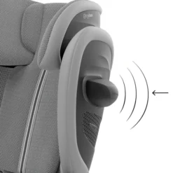 Cybex Siège Auto Solution G2 Plus Groupe 2/3 - Stone Grey