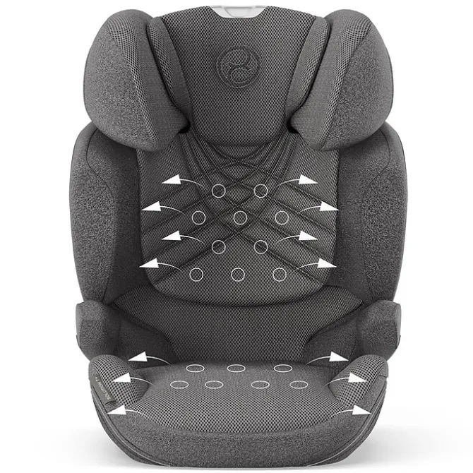 Cybex Siège Auto Solution T i-Fix Plus i-Size Groupe 2/3 - Mirage Grey