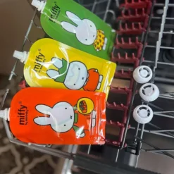 didobaby Lot de 6 Gourdes Réutilisables - Miffy x Didobaby