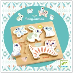 Djeco Puzzle Encastrable Babyanimali