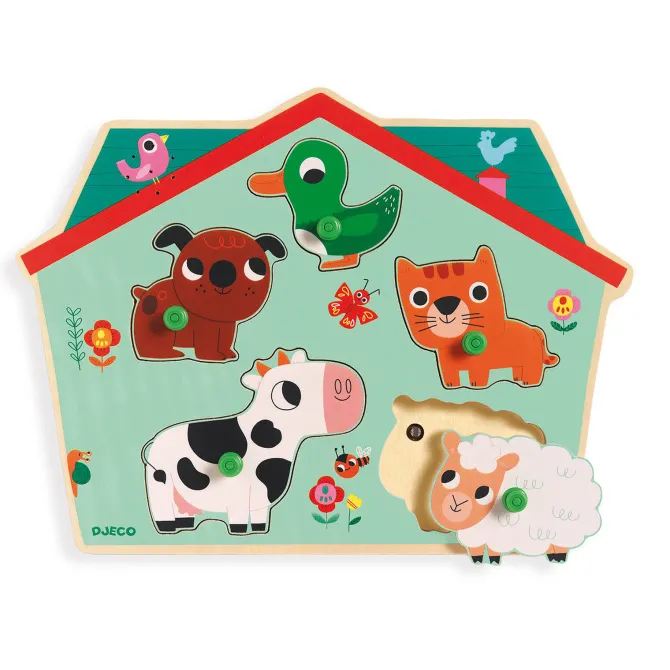 Djeco Puzzle Sonore - Ouaf Woof