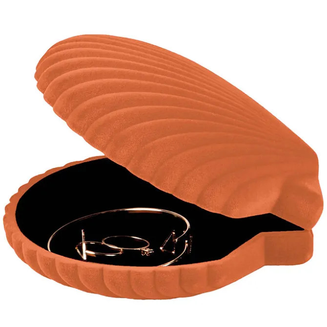 DOIY Boîte à Bijoux Coquillage Venus - Orange