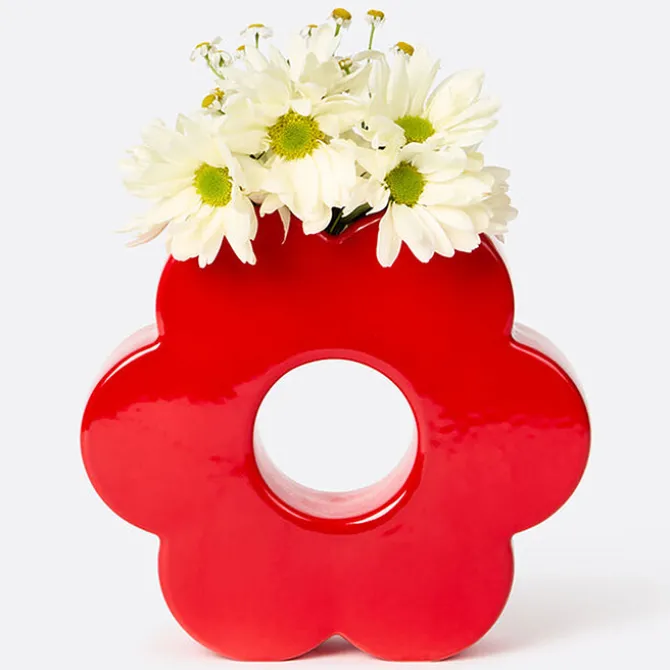 DOIY Vase Fleur Rouge