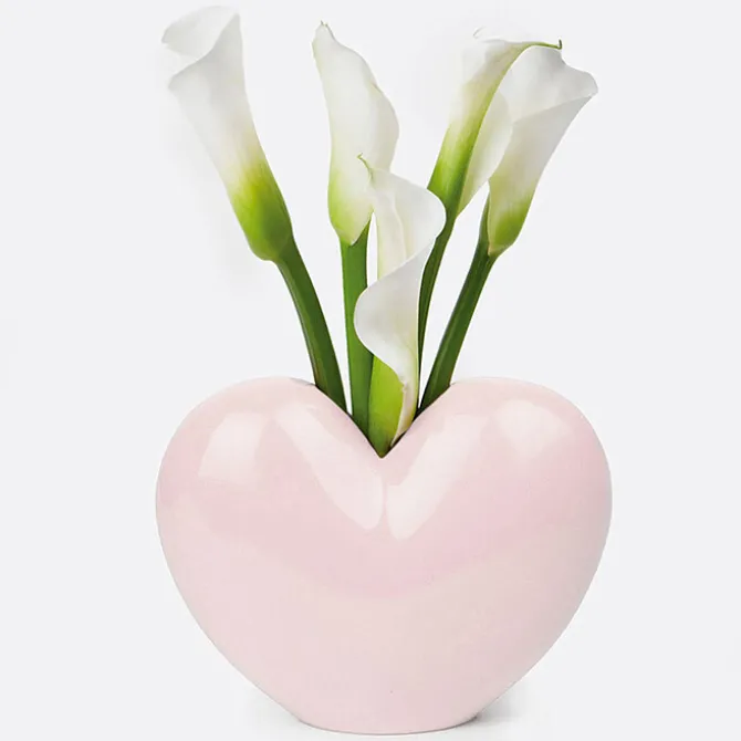 DOIY Vase Love Coeur Rose