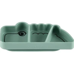 Done by Deer Assiette Silicone - Croco Vert
