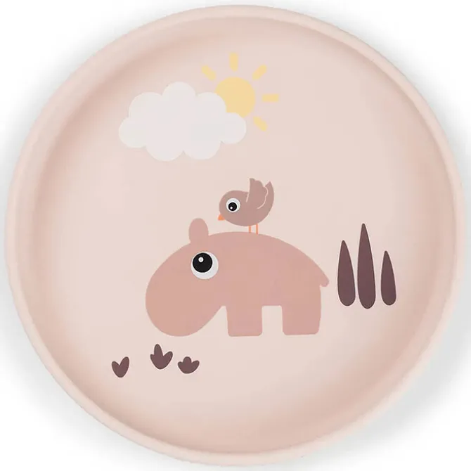 Done by Deer Assiette Stick & Stay - Playground Rose
