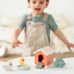 Done by Deer Coffret de Jeux Tiny Farm - Clucky Multicolore