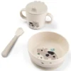 Done by Deer Coffret Premier Repas 3 Pièces Foodie - Tiny Farm Sable