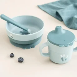 Done by Deer Coffret Premier Repas 3 Pièces Foodie - Elphee Bleu