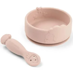 Done by Deer Coffret Repas 2 Pièces Stick & Stay - Sheepy Rose