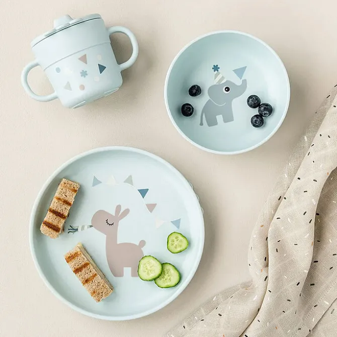 Done by Deer Coffret Repas 3 Pièces Foodie - Celebration Bleu