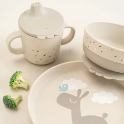 Done by Deer Coffret Repas 3 Pièces Foodie - Lalee Sable
