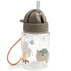 Done by Deer Gourde avec Paille Tiny Trails Sable - 280 ml