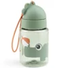 Done by Deer Gourde avec Paille Playground Vert - 280 ml
