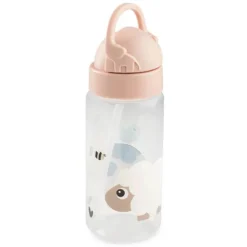 Done by Deer Gourde avec Paille Tiny Farm Rose - 350 ml