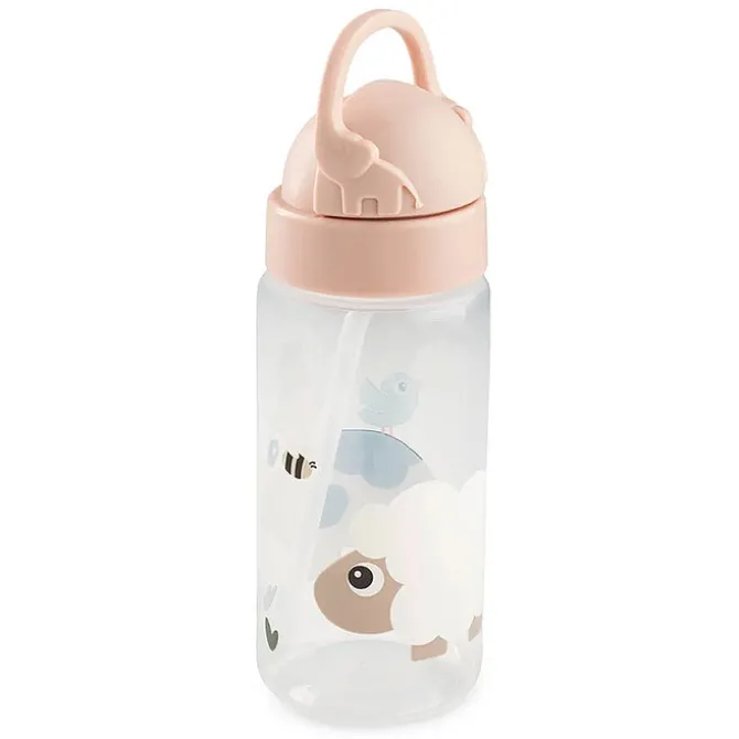 Done by Deer Gourde avec Paille Tiny Farm Rose - 350 ml