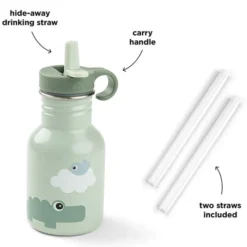Done by Deer Gourde Inox Playground Vert - 350 ml