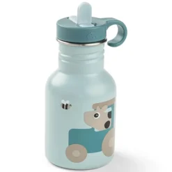 Done by Deer Gourde Inox Tiny Farm Bleu - 350 ml