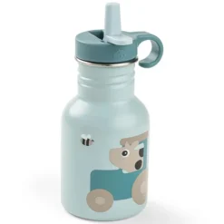Done by Deer Gourde Inox Tiny Farm Bleu - 350 ml