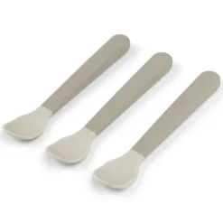 Done by Deer Lot de 3 Cuillères Easy Grip Foodie - Sable