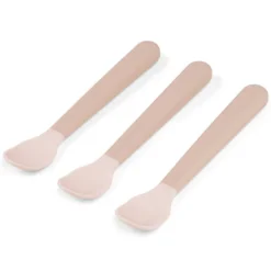 Done by Deer Lot de 3 Cuillères Easy Grip Foodie - Rose