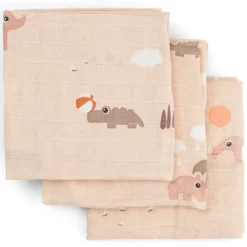 Done by Deer Lot de 3 Langes - Playground Rose