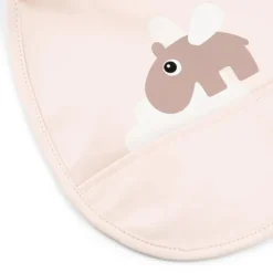 Done by Deer Lot de 2 Petits Bavoirs - Happy Clouds Rose