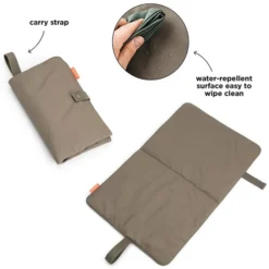 Done by Deer Matelas à Langer Pliable - Taupe